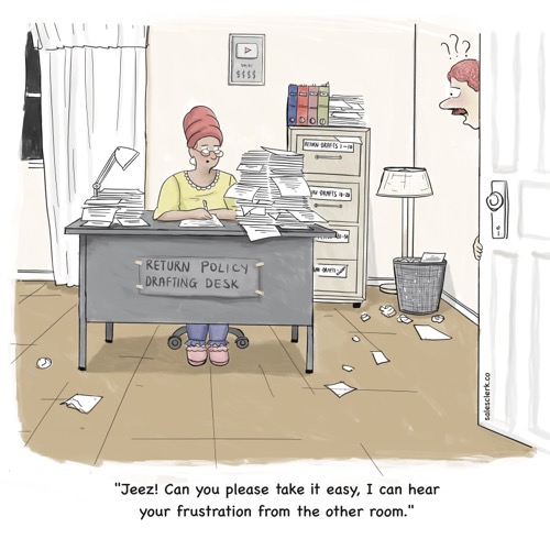 Jeez! Can you please take it easy, I can hear your frustration from the other room.